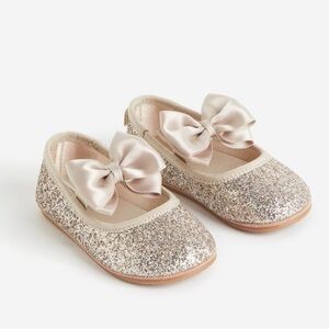 H&M Baby Girl Appliquéd Ballet Flats